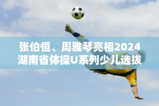 张伯恒、周雅琴亮相2024湖南省体操U系列少儿选拔赛走进岳阳