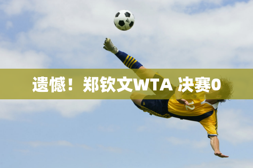 遗憾！郑钦文WTA 决赛0