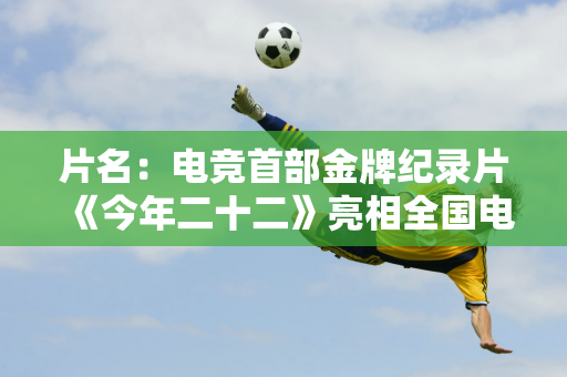 片名：电竞首部金牌纪录片《今年二十二》亮相全国电影推介会