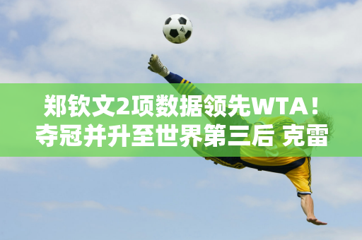 郑钦文2项数据领先WTA！夺冠并升至世界第三后 克雷特科娃期待半决赛