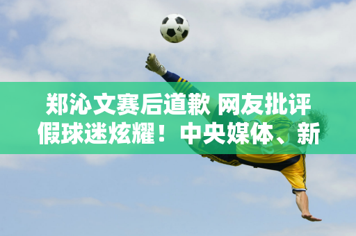 郑沁文赛后道歉 网友批评假球迷炫耀！中央媒体、新华社发文庆祝首战胜利