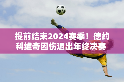 提前结束2024赛季！德约科维奇因伤退出年终决赛 单打8个席位全部确定