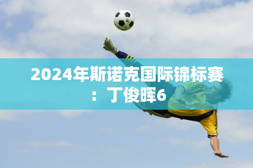 2024年斯诺克国际锦标赛：丁俊晖6