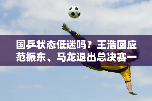 国乒状态低迷吗？王浩回应范振东、马龙退出总决赛一事 称“王楚钦状态有波动很正常”