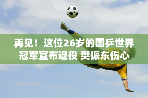 再见！这位26岁的国乒世界冠军宣布退役 樊振东伤心地结束了自己10年的国足生涯