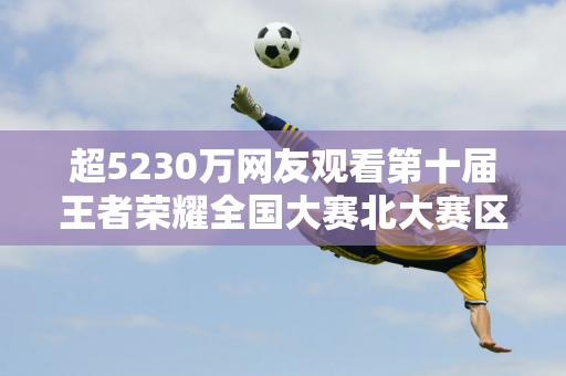 超5230万网友观看第十届王者荣耀全国大赛北大赛区赛在兰州落下帷幕