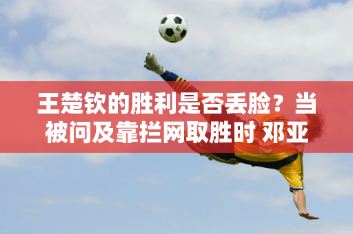 王楚钦的胜利是否丢脸？当被问及靠拦网取胜时 邓亚萍和张本智和态度明确