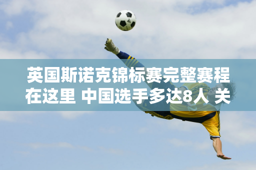 英国斯诺克锦标赛完整赛程在这里 中国选手多达8人 关注您最喜爱的明星