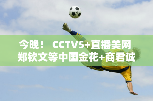 今晚！ CCTV5+直播美网 郑钦文等中国金花+商君诚+德约科维奇亮相