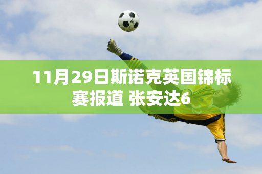 11月29日斯诺克英国锦标赛报道 张安达6