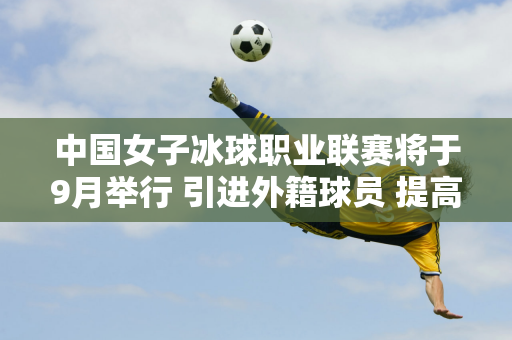 中国女子冰球职业联赛将于9月举行 引进外籍球员 提高联赛竞技水平