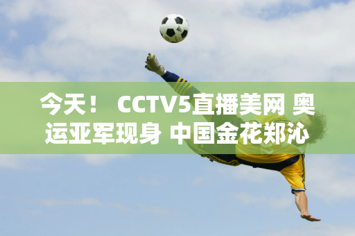 今天！ CCTV5直播美网 奥运亚军现身 中国金花郑沁文逆转晋级