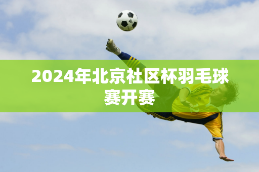 2024年北京社区杯羽毛球赛开赛