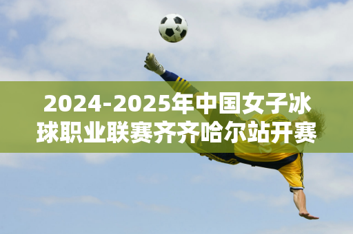 2024-2025年中国女子冰球职业联赛齐齐哈尔站开赛