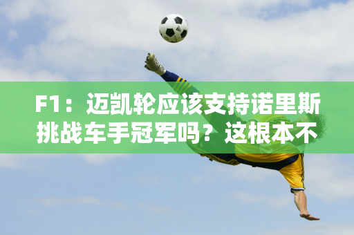 F1：迈凯轮应该支持诺里斯挑战车手冠军吗？这根本不是问题！