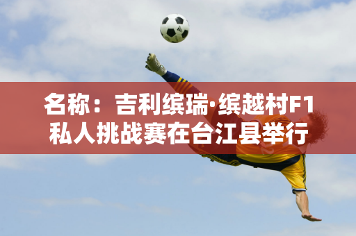 名称：吉利缤瑞·缤越村F1私人挑战赛在台江县举行