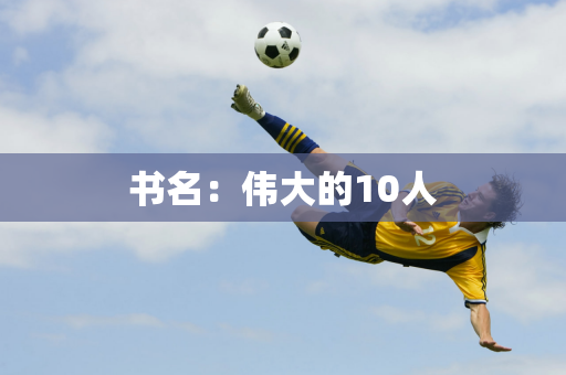 书名：伟大的10人