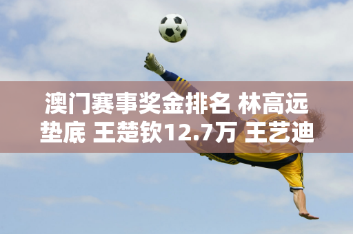 澳门赛事奖金排名 林高远垫底 王楚钦12.7万 王艺迪第二 第一名并不奇怪