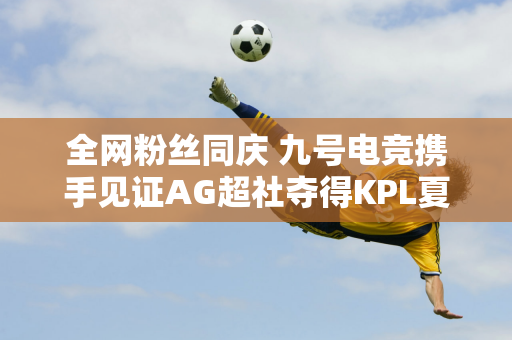 全网粉丝同庆 九号电竞携手见证AG超社夺得KPL夏季赛冠军！