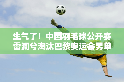 生气了！中国羽毛球公开赛雷澜兮淘汰巴黎奥运会男单冠军安赛龙