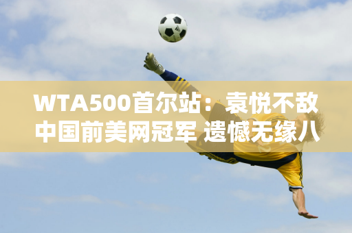 WTA500首尔站：袁悦不敌中国前美网冠军 遗憾无缘八强