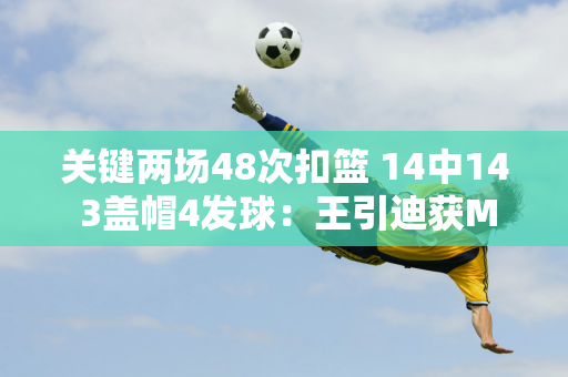 关键两场48次扣篮 14中14 3盖帽4发球：王引迪获MVP 争议巨大 队长身份有加成