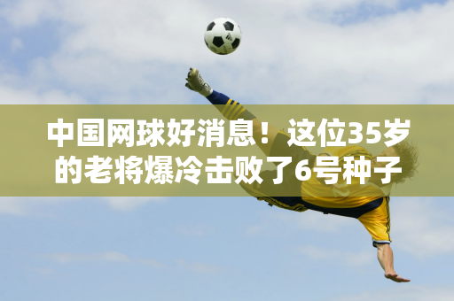 中国网球好消息！这位35岁的老将爆冷击败了6号种子 张帅进入32强 获得奖金41万