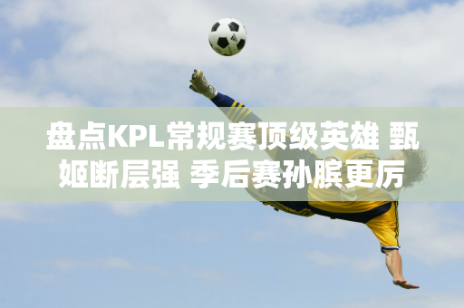 盘点KPL常规赛顶级英雄 甄姬断层强 季后赛孙膑更厉害