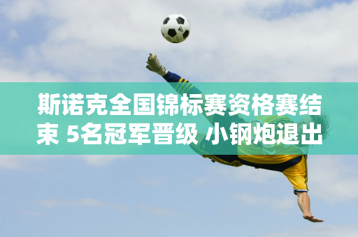 斯诺克全国锦标赛资格赛结束 5名冠军晋级 小钢炮退出 11名中国选手入围正赛