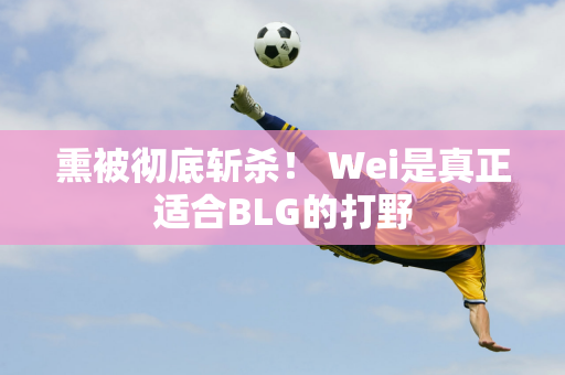 熏被彻底斩杀！ Wei是真正适合BLG的打野