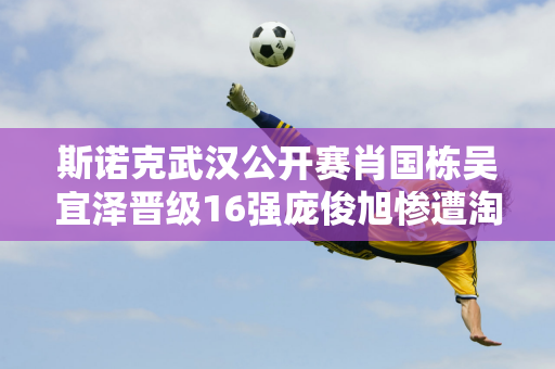 斯诺克武汉公开赛肖国栋吴宜泽晋级16强庞俊旭惨遭淘汰