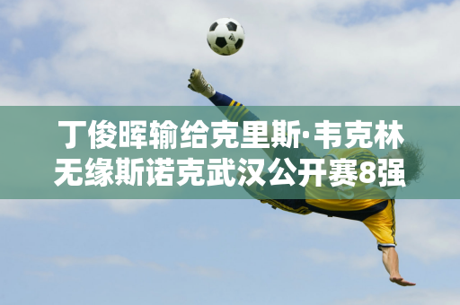 丁俊晖输给克里斯·韦克林无缘斯诺克武汉公开赛8强
