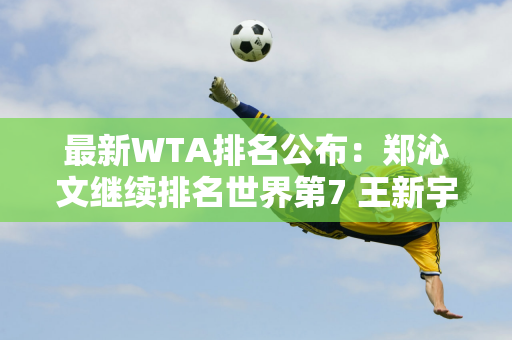 最新WTA排名公布：郑沁文继续排名世界第7 王新宇飙升12位