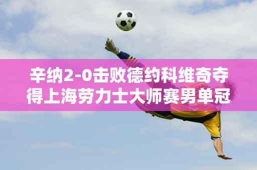 辛纳2-0击败德约科维奇夺得上海劳力士大师赛男单冠军