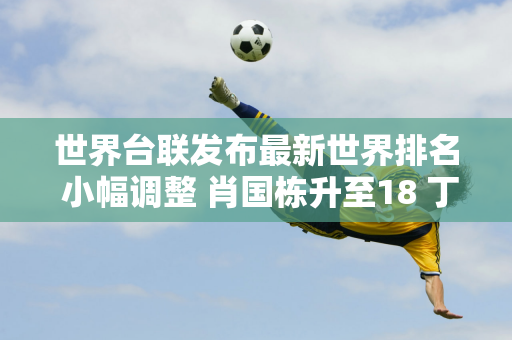 世界台联发布最新世界排名 小幅调整 肖国栋升至18 丁俊晖仍领先