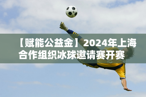 【赋能公益金】2024年上海合作组织冰球邀请赛开赛 体彩公益金再创冰雪新辉煌！