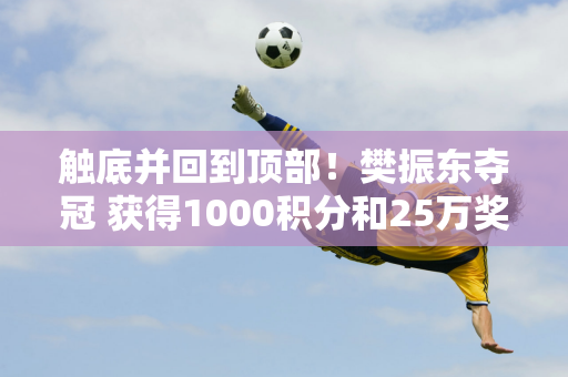 触底并回到顶部！樊振东夺冠 获得1000积分和25万奖金 王楚钦则获得19万！