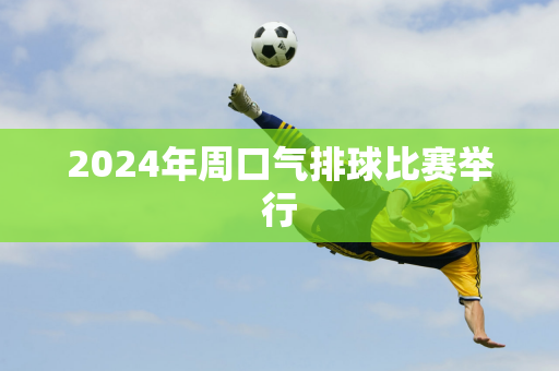 2024年周口气排球比赛举行