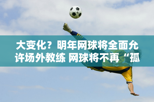 大变化？明年网球将全面允许场外教练 网球将不再“孤军奋战”