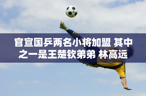 官宣国乒两名小将加盟 其中之一是王楚钦弟弟 林高远行踪被曝光